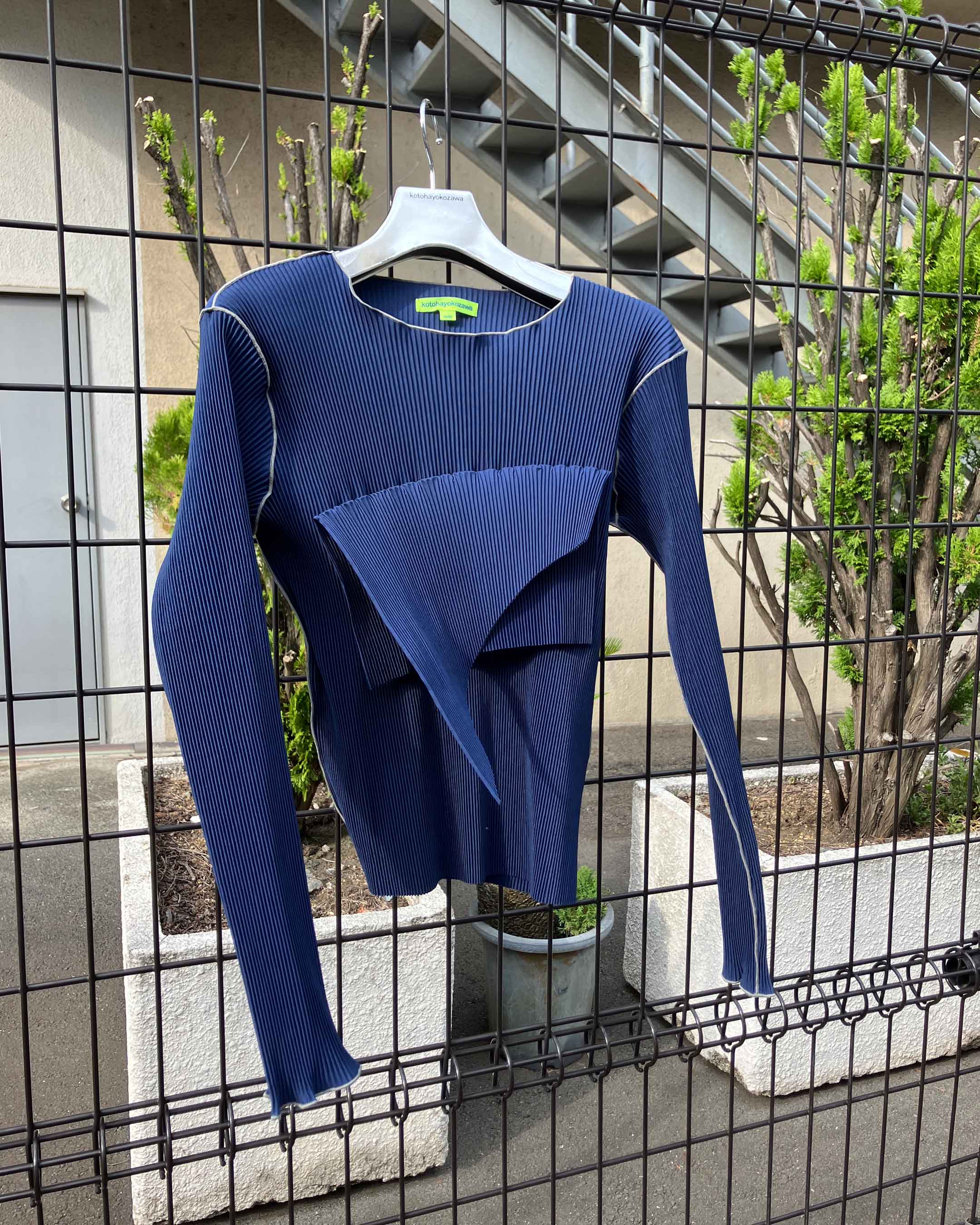 TDX5A-TDL01〈T*D* WAVE LONG SLEEVE TOP〉NAVY – kotohayokozawa