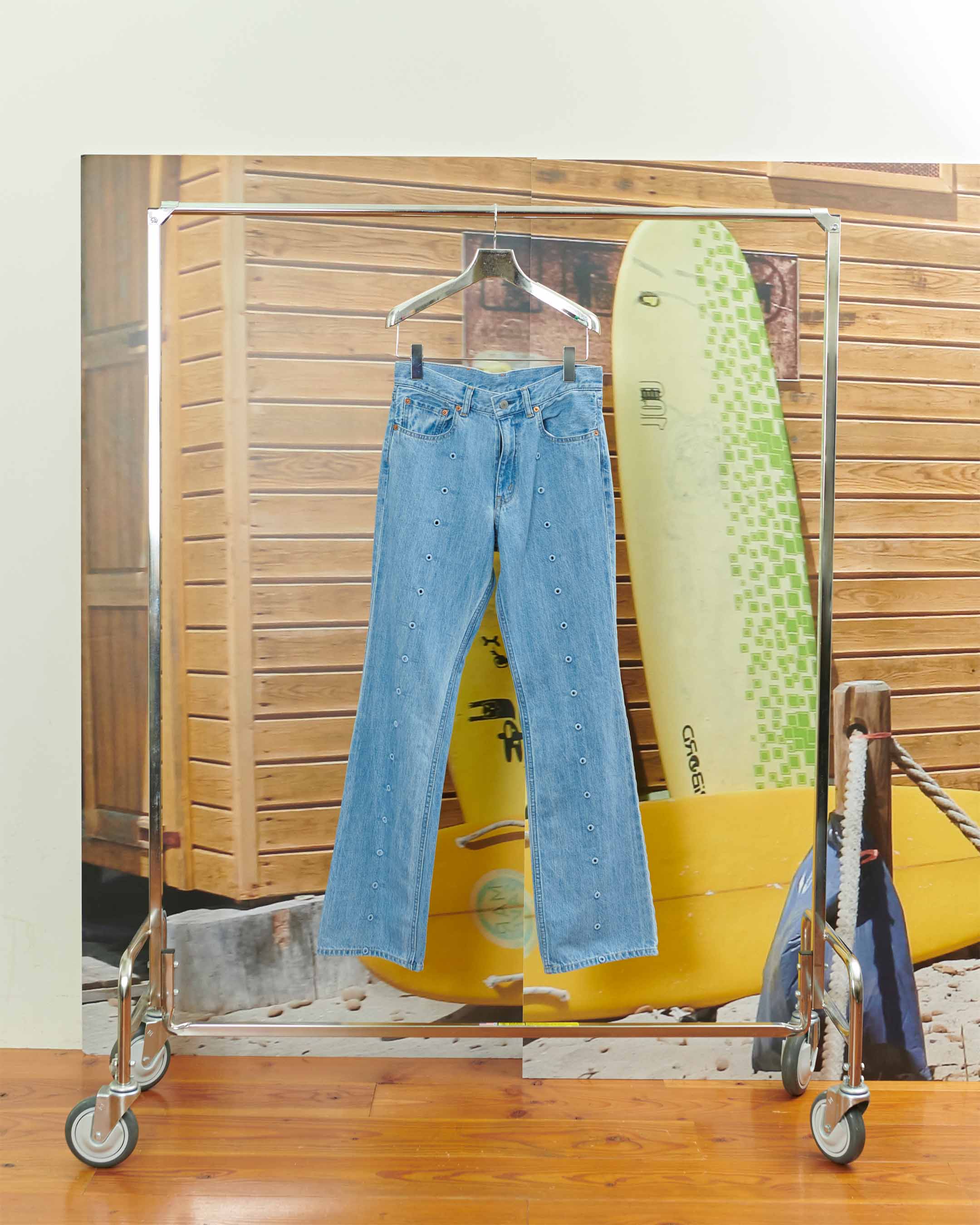 KTX6S-DS01〈WINDHOLE JEANS〉SUN BLEACHED