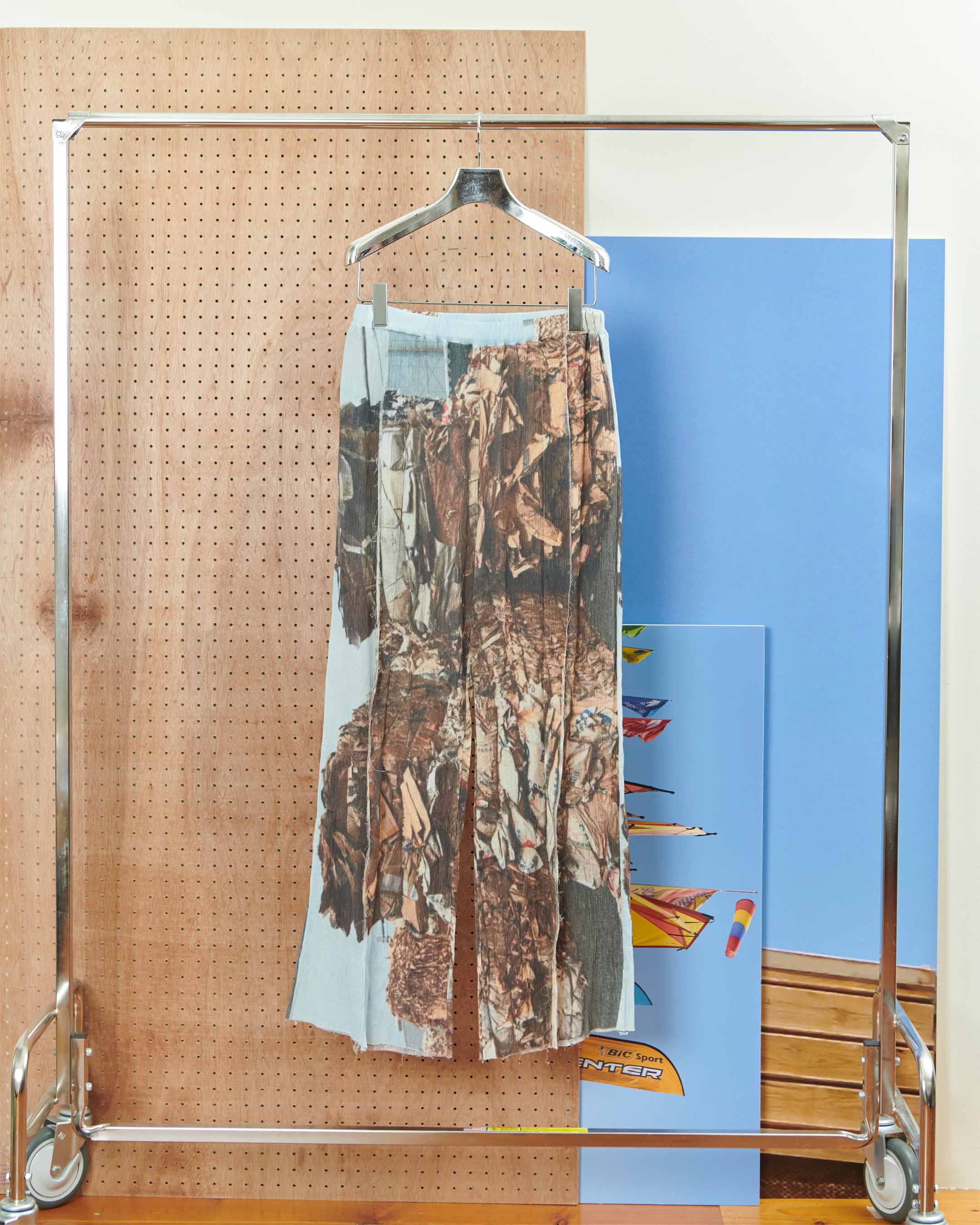 KTX6S-GY03〈GRAPHIC YORYU PANTS〉SKY WASTE