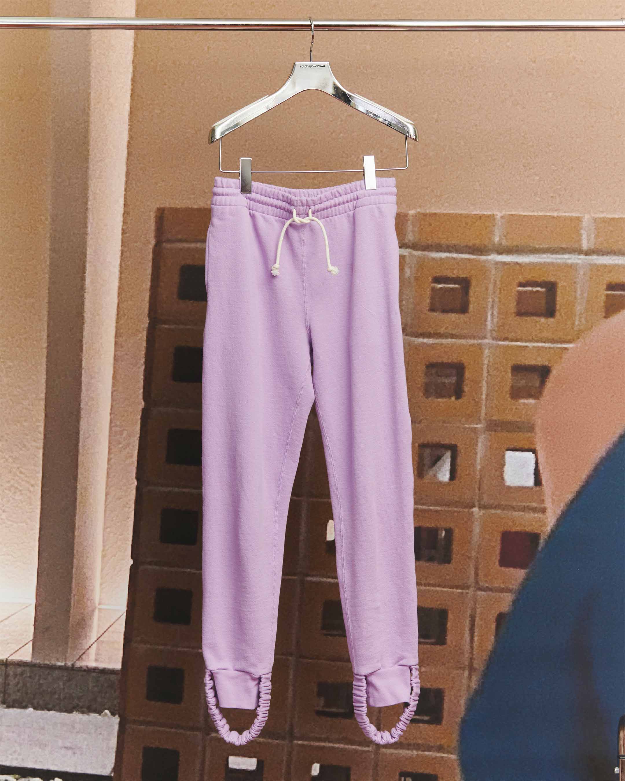 KTX5A-AD03〈HEAVYWEIGHT BAND-CUFF PANTS〉LAVENDER