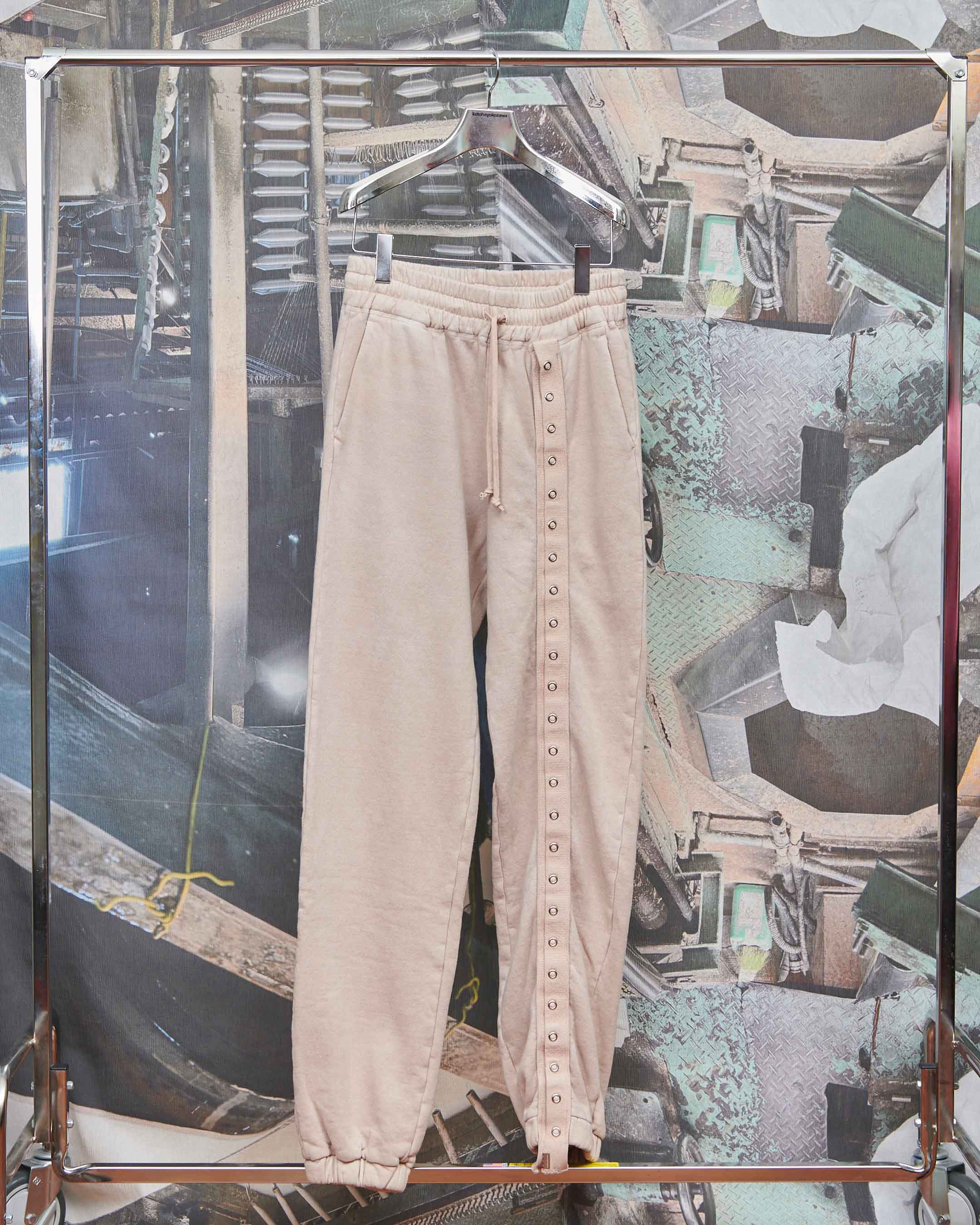 KTX6A-CS02〈CLICK DOT SWEAT PANTS〉BEIGE