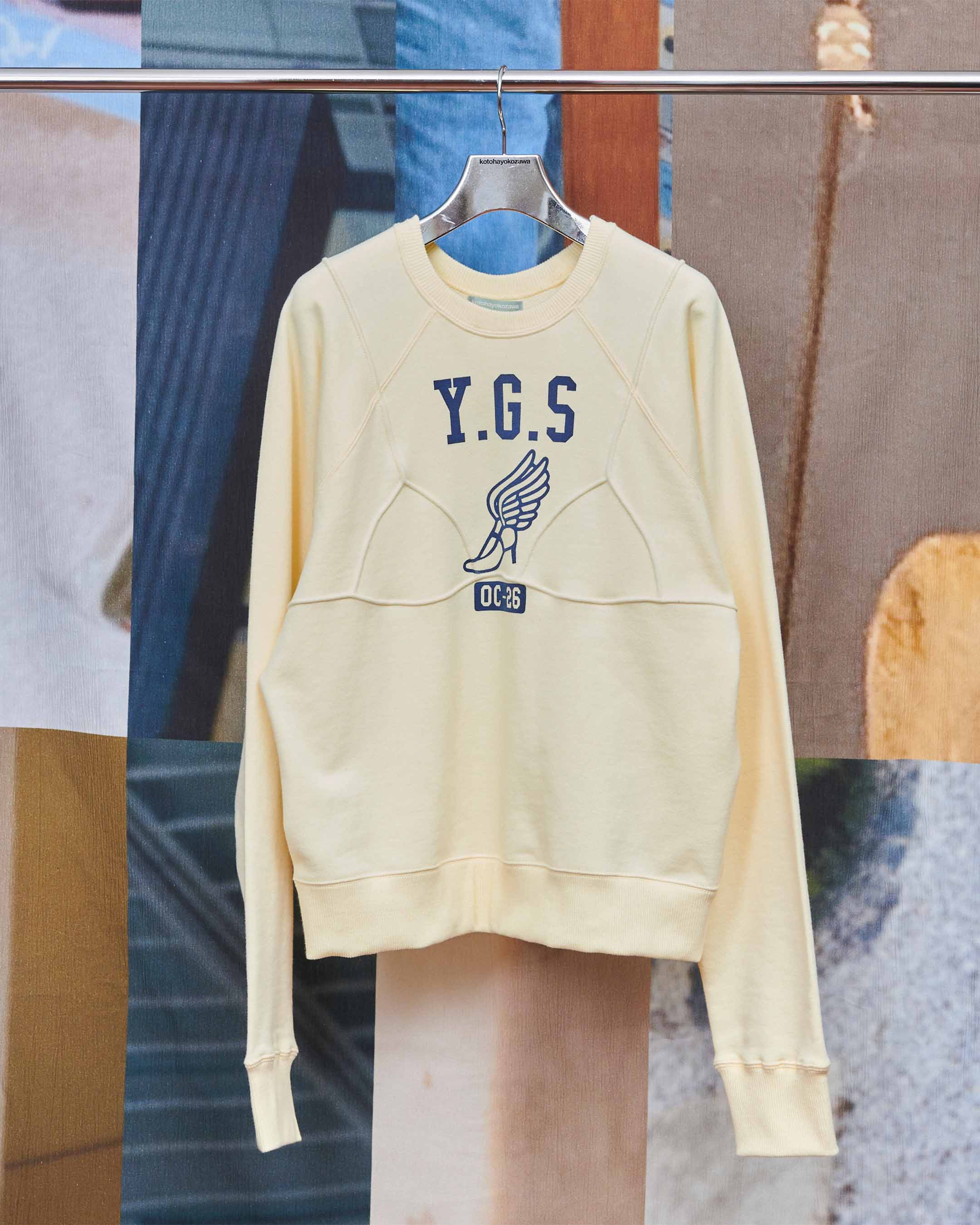 KTX6A-CS03〈BRA CODE RAGLAN SWEATSHIRT〉CREAM