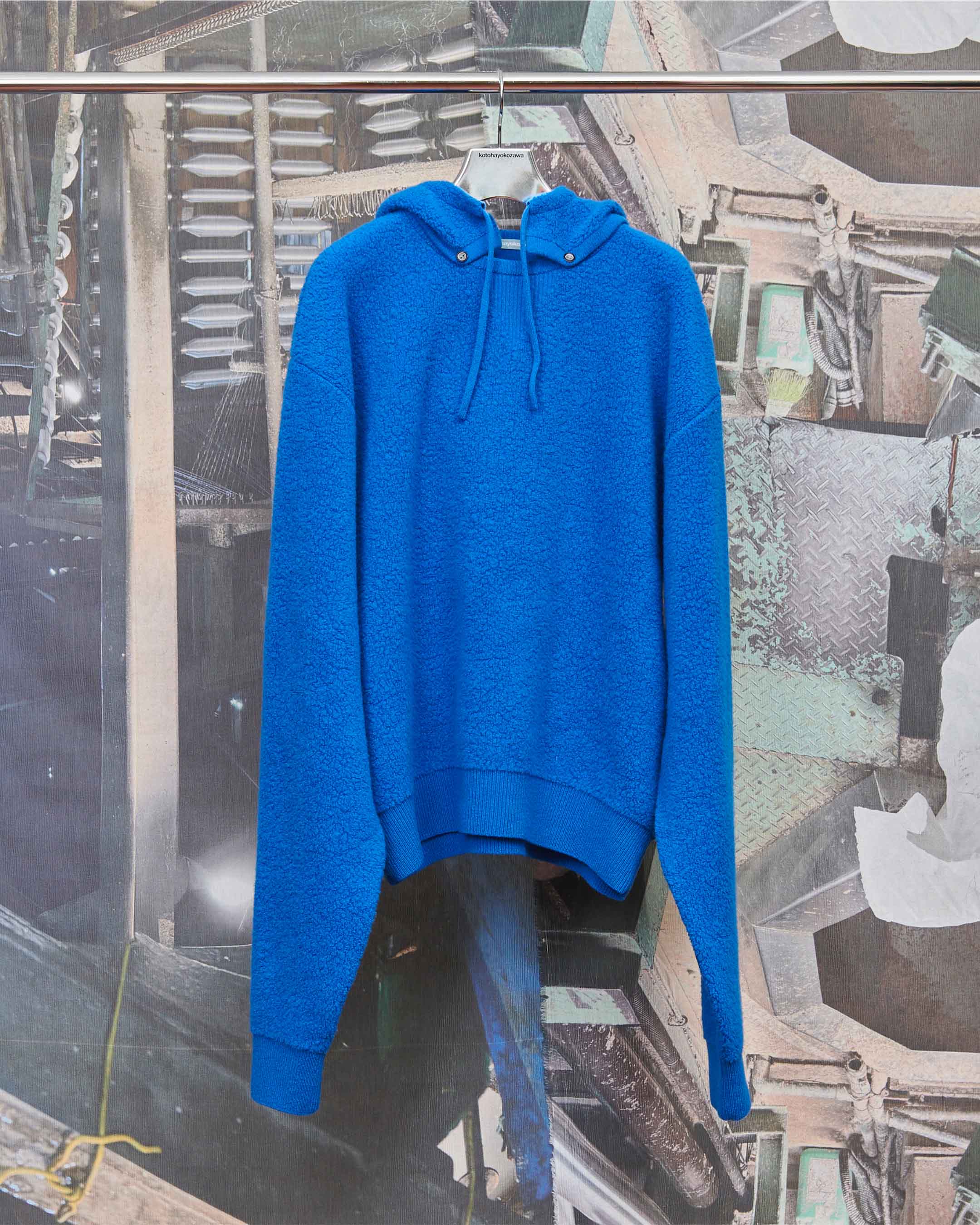 KTX6A-KN01〈NAP WOOL HOODIE〉BLUE