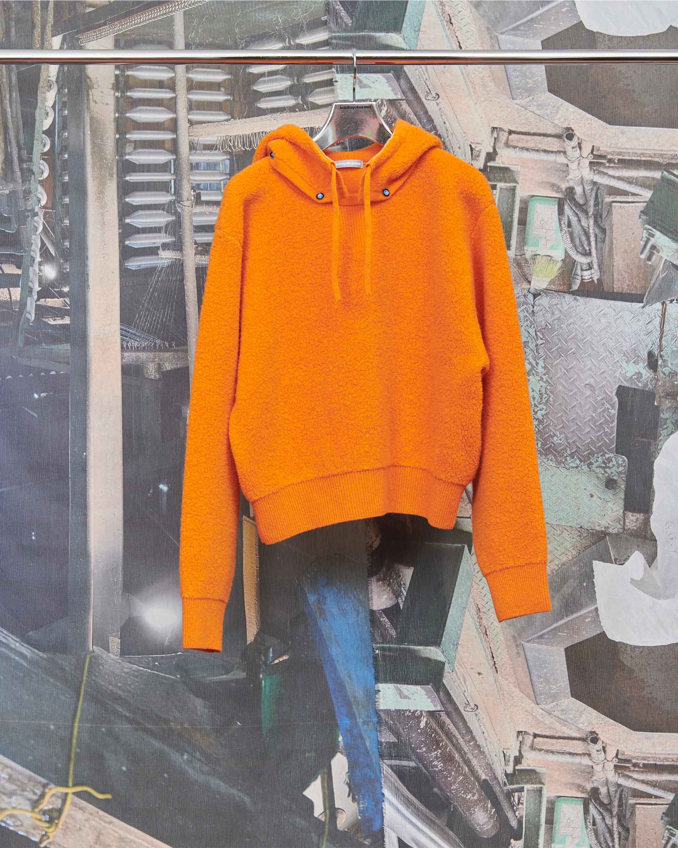 KTX6A-KN01〈NAP WOOL HOODIE〉ORANGE