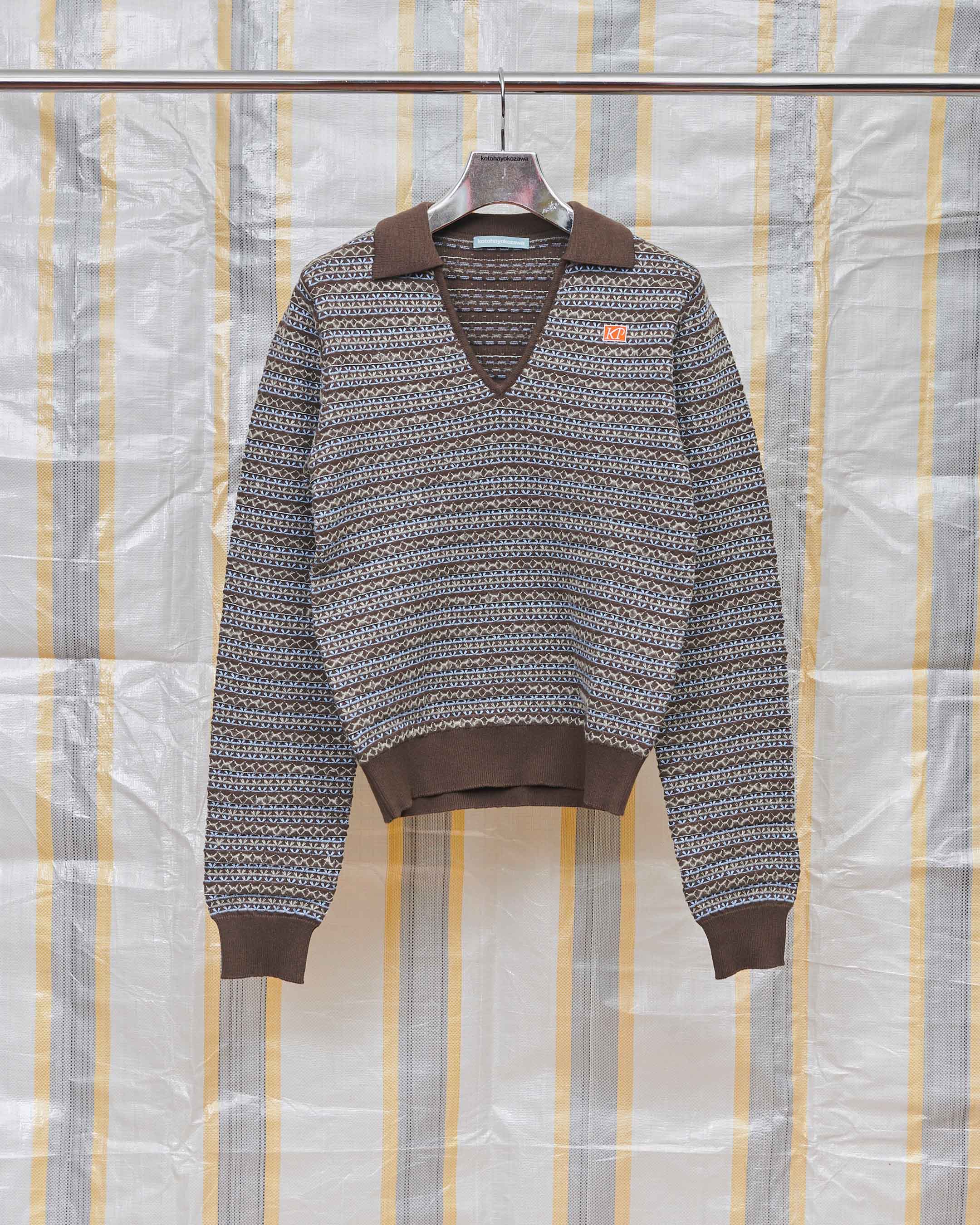 KTX6A-KN04〈SKIPPER KNIT〉BROWN