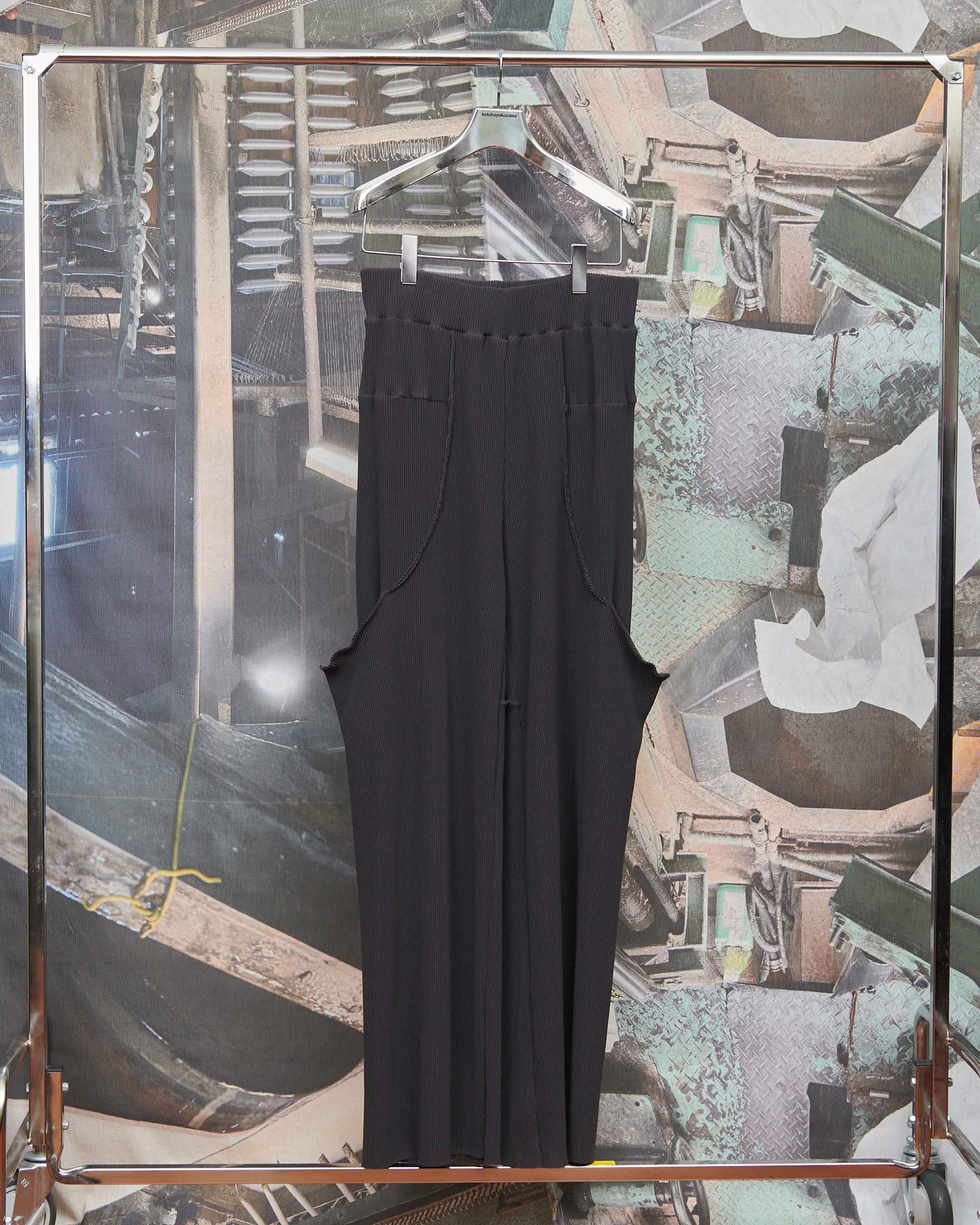 TDX6A-CRSP05〈CRISP CURVED POCKET PANTS〉CHOCOLATE