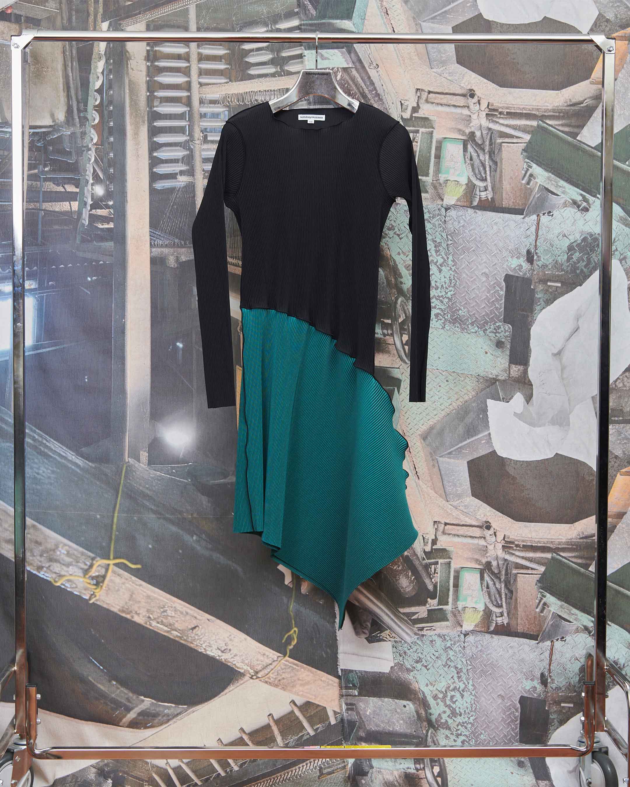 TDX6A-FT03〈SQUARE DRESS〉BLACK