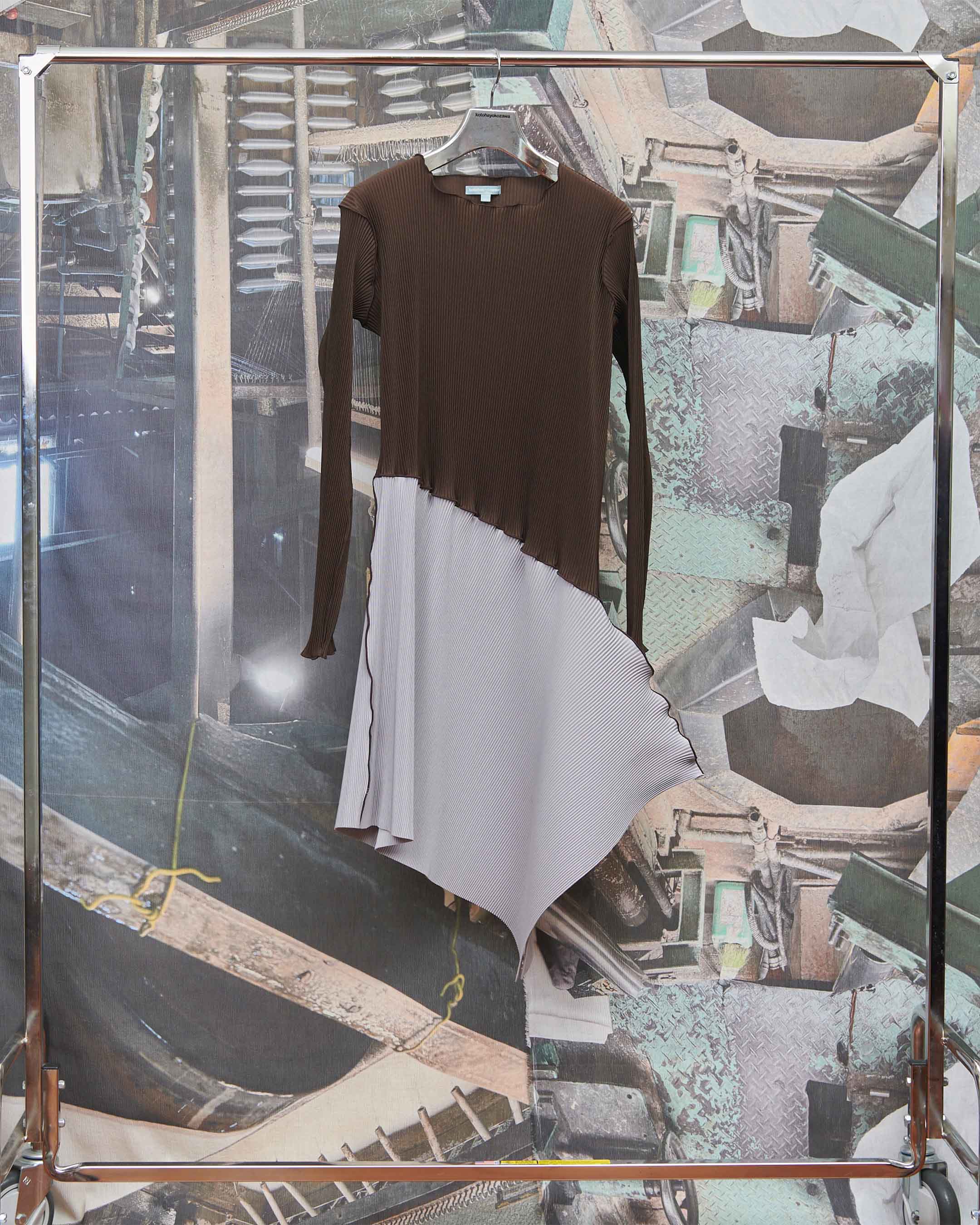 TDX6A-FT03〈SQUARE DRESS〉CHOCOLATE